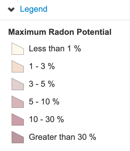 radon map legend